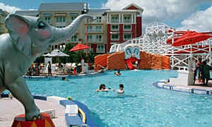 boardwalk inn walt disney world carnvial tropical florida pool